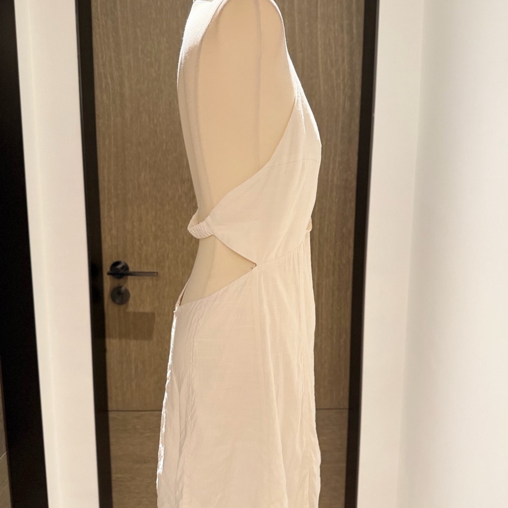 cult gaia White Halter Cutout Mini Dress - Picture 7 of 15